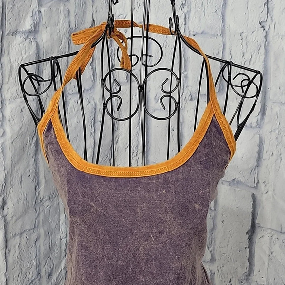 GRATEFUL DEAD Open Back Skull Graphic Blue Shirt Chest 32 in. Length 21.5 in - Picture 2 of 9